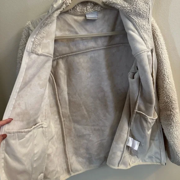 Columbia White Fleece Jacket - Picture 9 of 14